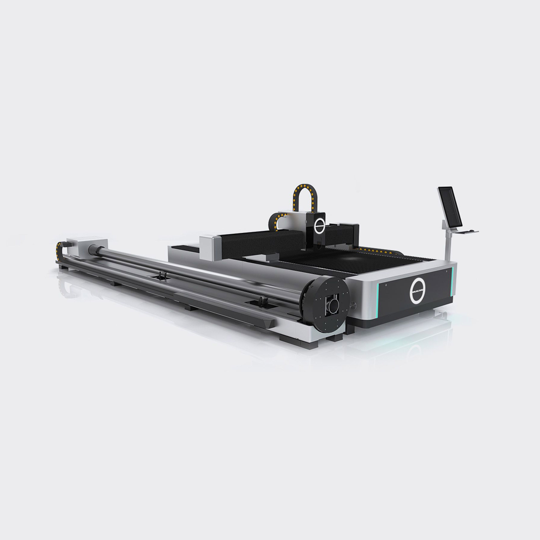 CNC Fiber Laser Tube And Sheet Cutting Machine Open Style Fiber Laser Tube Plate Cutting Machine