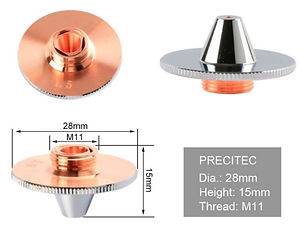 BLM HP DOUBLE Nozzles- CHROME