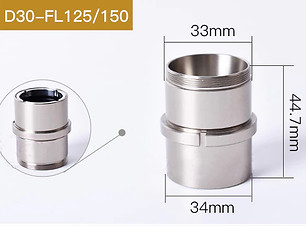 Fényvágó automatikus fej kollimáló lencsével, D30F125/F150, P0580-1104-00001