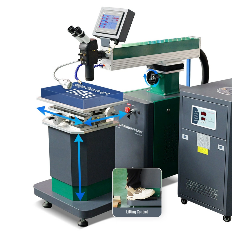 LASER WELDING MACHINE FOR MOULD REPAIRING FORMENBAU-LASER SCHWEIβMASCHINE