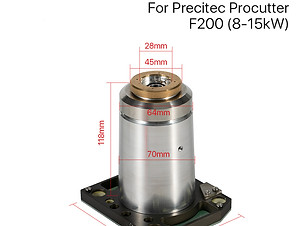Precitec Procutter 2.0 ECO érzékelő beszúrása F200 8/15KW, P0595-59120