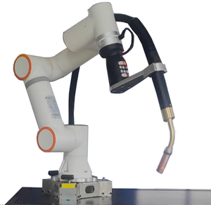 Magnetic cobot welding workstation
