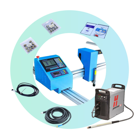 Draagbare portaal vlam plasma snijmachine
