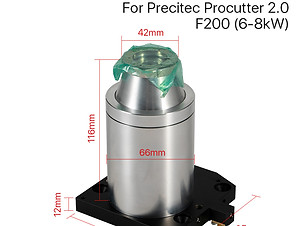 Precitec Procutter 2.0 ECO-érzékelő beszúrása F200 6/8KW, P0595-59120