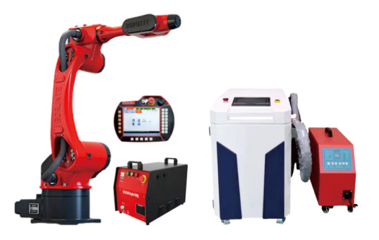 Robot Arm Laser Welding Machine Use 6-axis Robot