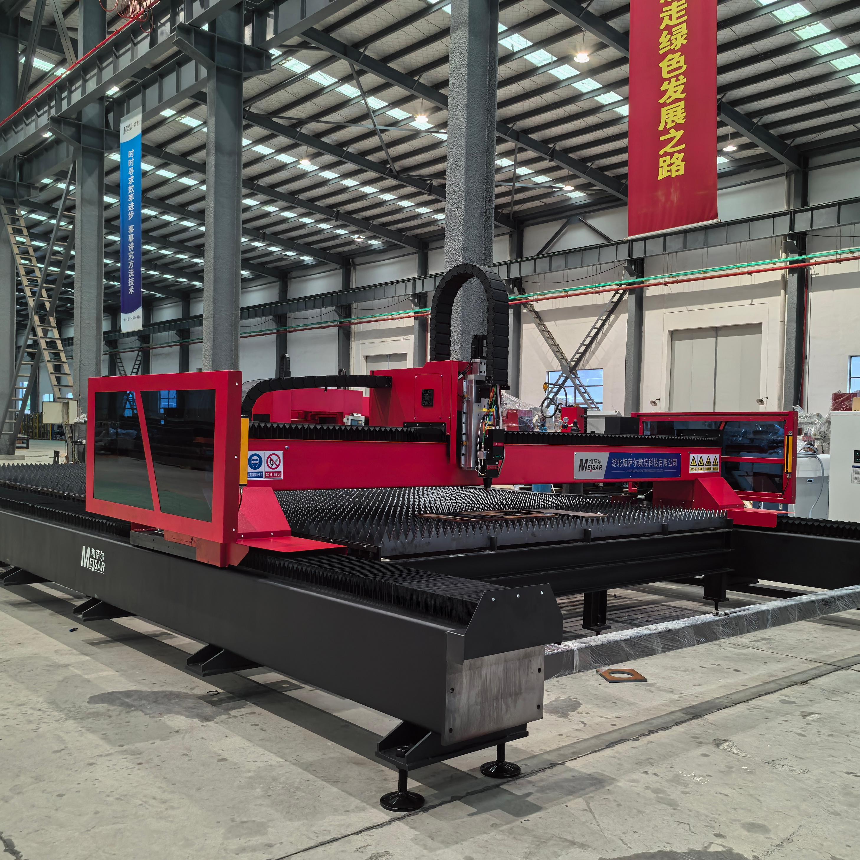 Gantry Type Heavy Fiber Laser Metal Sheet Plate Cutting Machine 12000W/20000W/3000W