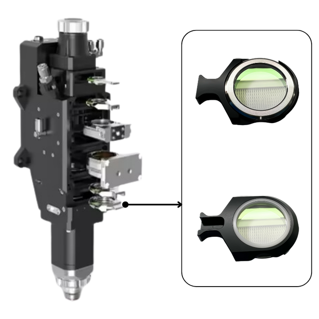 DP.M.Q0078AA Original Fiber Optic Protective Lens Drawer Assembly For BOCI BLT421 F200 Laser Cutting Head